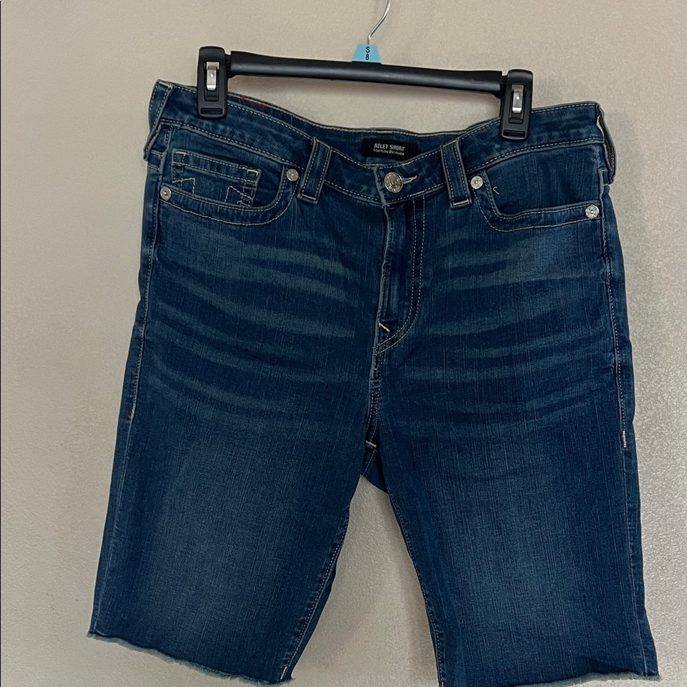 Sunday Riley Dark Blue Jean Shorts